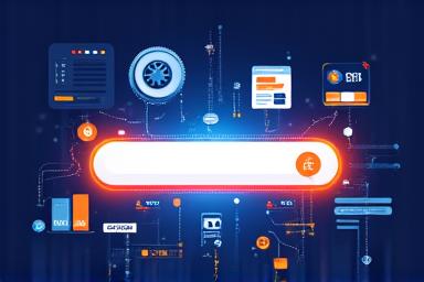 デジタル広告の概念図と検索バー